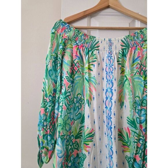 Lilly Pulitzer MaryEllen Dress Coconut Row Engineered M - Picture 3 of 11